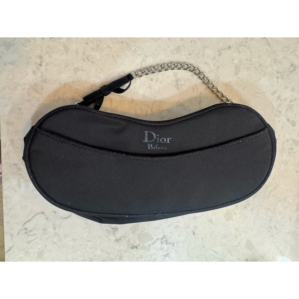 Vintage Y2K Dior Parfum Perfume Cosmetic Promo Bag Handbag Purse Clutch Chain
